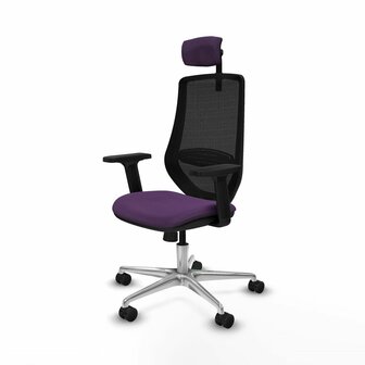 Bureaustoel met hoofdsteun Mardos Piqueras y Crespo D086N2W Paars 2