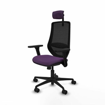 Bureaustoel met hoofdsteun Mardos Piqueras y Crespo D036N2W Paars 2