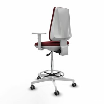 Bureaustoel Elche Piqueras y Crespo B5B026G Kastanjebruin Hoog 4