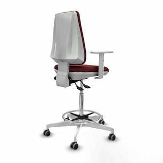 Bureaustoel Elche Piqueras y Crespo B5B026G Kastanjebruin Hoog 6