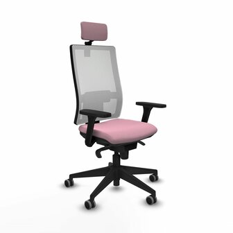 Bureaustoel met hoofdsteun Horna Piqueras y Crespo 3D066G2 Roze 1