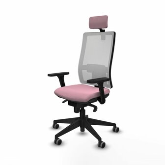 Bureaustoel met hoofdsteun Horna Piqueras y Crespo 3D066G2 Roze 2