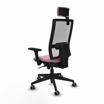 Bureaustoel met hoofdsteun Horna Piqueras y Crespo 3D066G2 Roze 4