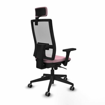 Bureaustoel met hoofdsteun Horna Piqueras y Crespo 3D066G2 Roze 6