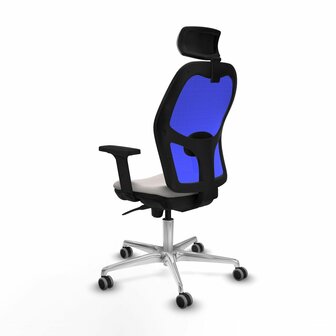 Bureaustoel met hoofdsteun Jorquera Piqueras y Crespo 2D086G2 Wit 4