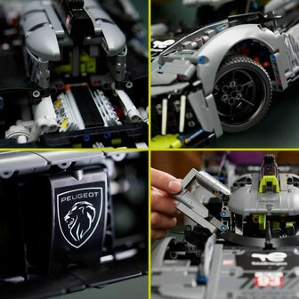 Bouwspel Lego Technic 42156 Peugeot 9x8 24h Le Mans Hybrid Hypercar 5