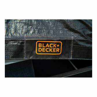 Aanhangwagenhoes Black &amp; Decker Zwart 3 x 4 m 6