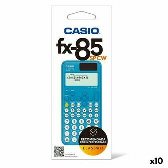 Wetenschappelijke rekenmachine Casio FX-85SPCW Blauw (10 Stuks) 1