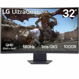 Monitor LG 32GS60QC-B Quad HD 32&quot; 144 Hz 50 - 60 Hz 180 Hz 1