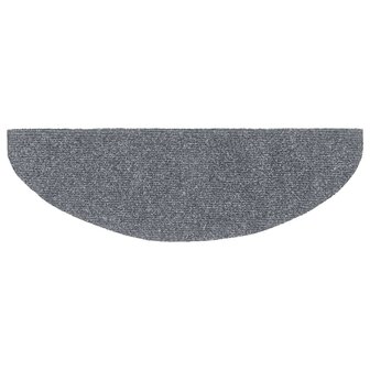 Trapmatten Zelfklevend 10 st 65x21x4 cm Lichtgrijs Halfrond Groot 5