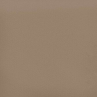 Wandpanelen 12 st 1,62 m&sup2; 90x15 cm kunstleer cappuccinokleurig 7