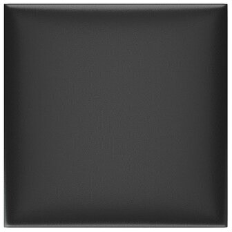 Wandpanelen 12 st 1,08 m&sup2; 30x30 cm kunstleer zwart 3