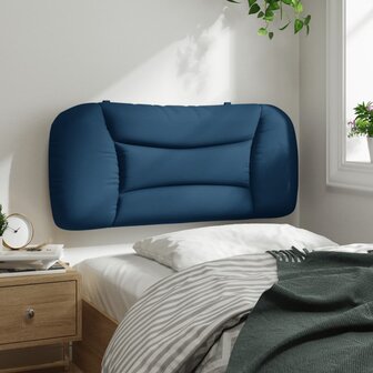 Hoofdbordkussen &quot;Hvar&quot; 80 cm stof blauw 4