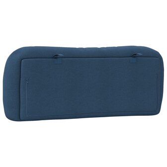 Hoofdbordkussen &quot;Hvar&quot; 100 cm stof blauw 7