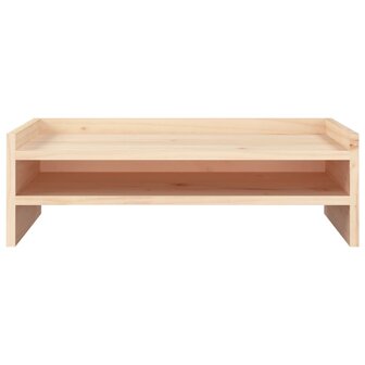 Monitorstandaard 50x24x16 cm massief grenenhout 5