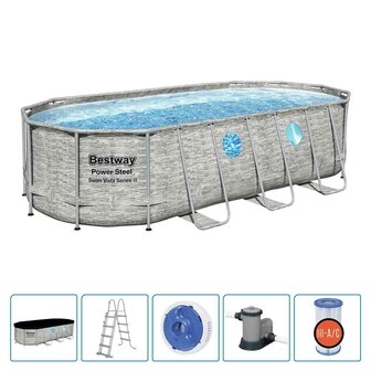 Bestway Zwembadset Power Steel Swim Vista Series 549x274x122 cm 2