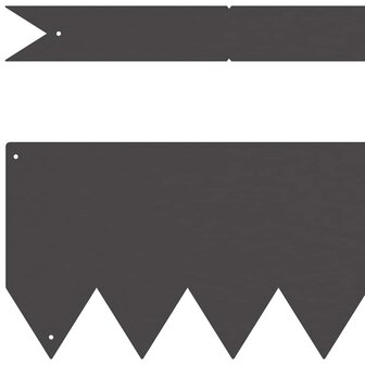 Gazonranden 10 pcs Zwart 100 x 0.5 x 15 cm Staal 3