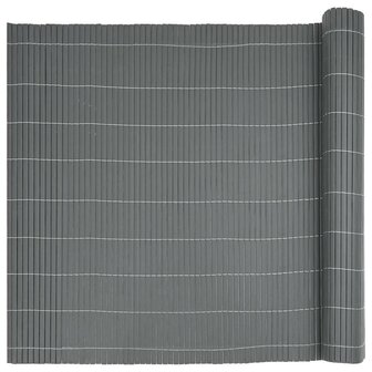 Tuinhek Dubbelzijdig Grijs 1,8x5 m PVC 5