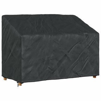 Tuinbankhoes Zwart 134 x 70 x 65 / 94 cm 420D stof 3