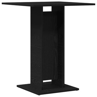 Bistrotafel Zwart Eiken 60x60x75 cm Bewerkt Hout 2