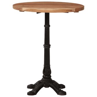Bistrotafel &Oslash; 60x76 cm massief acaciahout 4