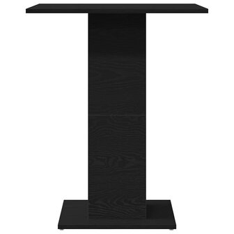 Bistrotafel Zwart Eiken 60x60x75 cm Bewerkt Hout 6