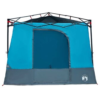 Tent met dak Anders met luchtopening Blauw en Zwart 290 x 288 cm 3