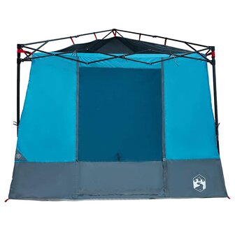 Tent met dak Anders met luchtopening Blauw en Zwart 290 x 288 cm 4