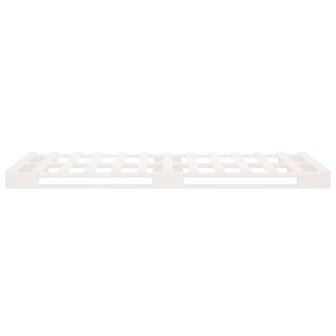 Palletbed massief grenenhout wit 90x190 cm 6