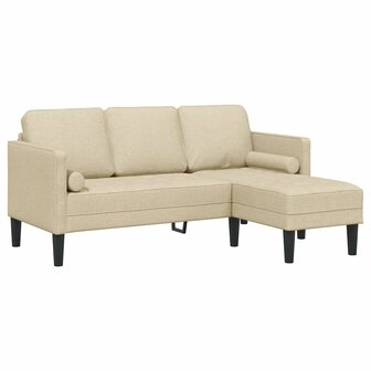 Bankstel Cr&egrave;me 173 x 131 x 67 cm Stof 2