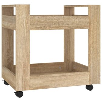 Bureaukastje 60x45x60 cm bewerkt hout sonama eikenkleurig 2