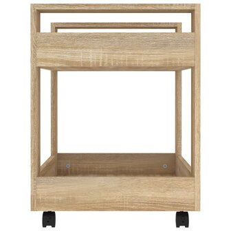 Bureaukastje 60x45x60 cm bewerkt hout sonama eikenkleurig 6