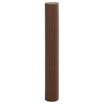 Tuinhek Dubbelzijdig Bruin 1,8x5 m PVC 4