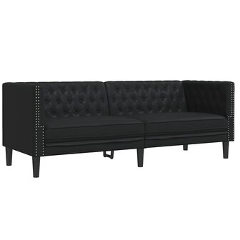 Bankstel 2 pcs Zwart 194 x 74.5 x 70.5 cm Kunstleer 4