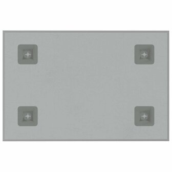 Magneetbord voor aan de wand 30x20 cm gehard glas wit 4