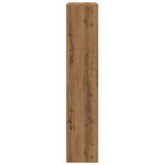 Kamerscherm / boekenkast 143,5x29x143,5 cm hout artisanaal eik 6