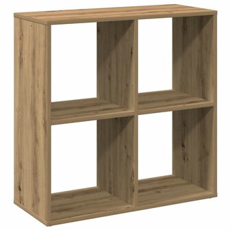 Kamerscherm / boekenkast 69,5x29x69,5 cm hout artisanaal eiken 2