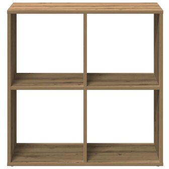Kamerscherm / boekenkast 69,5x29x69,5 cm hout artisanaal eiken 6