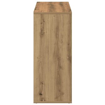 Kamerscherm / boekenkast 69,5x29x69,5 cm hout artisanaal eiken 7