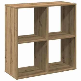 Kamerscherm / boekenkast 69,5x29x69,5 cm hout artisanaal eiken 8