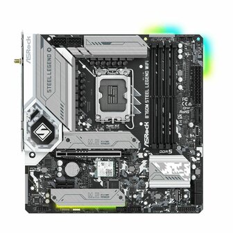 Moederbord ASRock B760M Steel Legend WiFi Intel Wi-Fi 6 Intel B760 LGA 1700 2