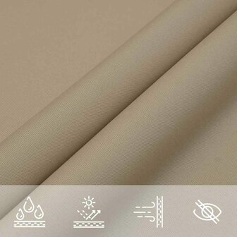 Zonnescherm Taupe 2x2x2 m 100% Polyester Oxford 7
