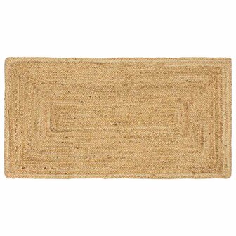 Tapijt Beige 60 x 110 cm Jute 1