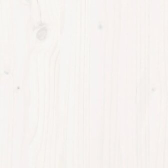 Slaapbank zonder matras 75x190 cm massief grenenhout wit 8