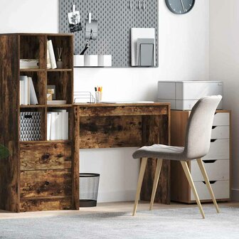 Bureau Gerookt eiken 80 x 40 x 76 cm Bewerkt hout 1