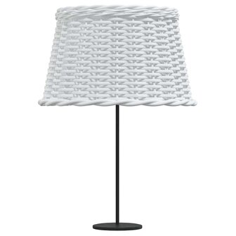 Lampenkap &Oslash;45x28 cm wicker wit 4