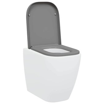 Toiletbril soft-close met quick-release Duroplast grijs 2