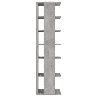 Schoenenkast 27,5x27x102 cm bewerkt hout betongrijs 5