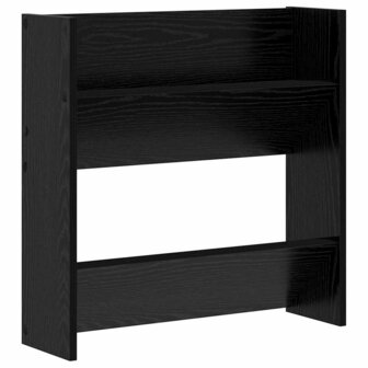 Wand Schoenenkasten met plank Anders Zwart eiken Bewerkt hout 2