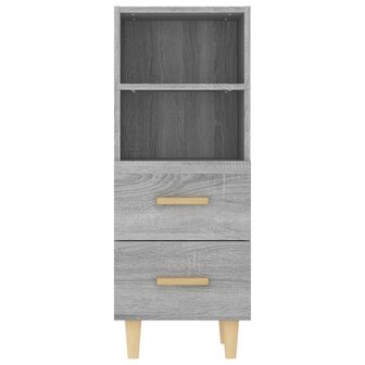 Dressoir 34,5x34x90 cm bewerkt hout grijs sonoma eikenkleurig 6